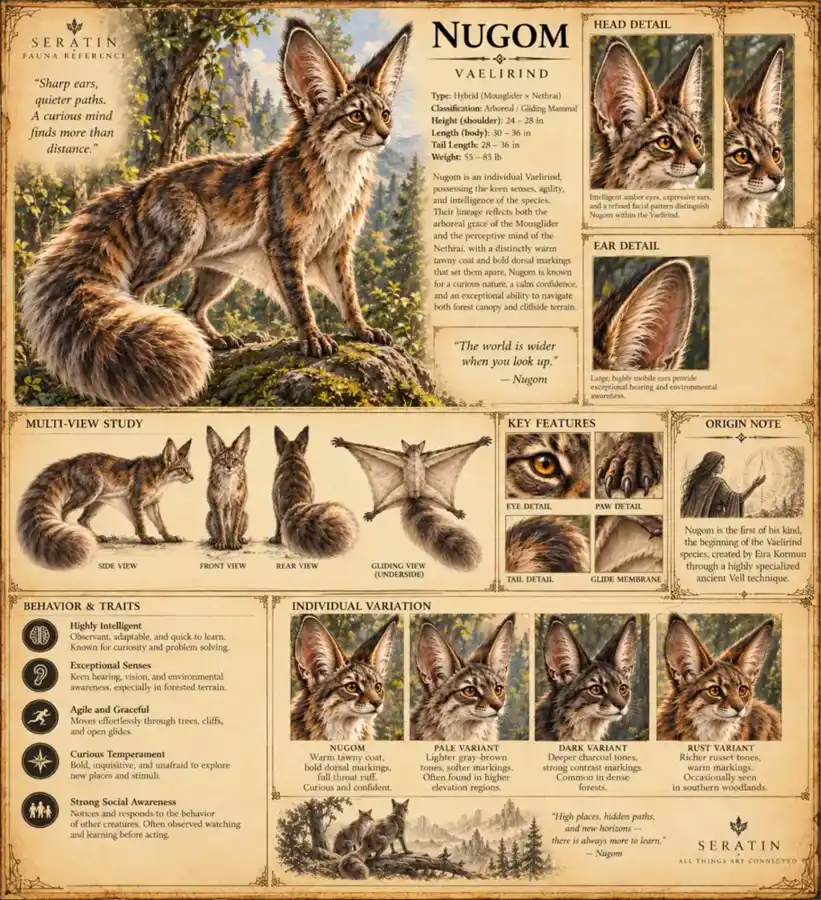 Nugom — Illustrated plate from the Volume III reference collection.