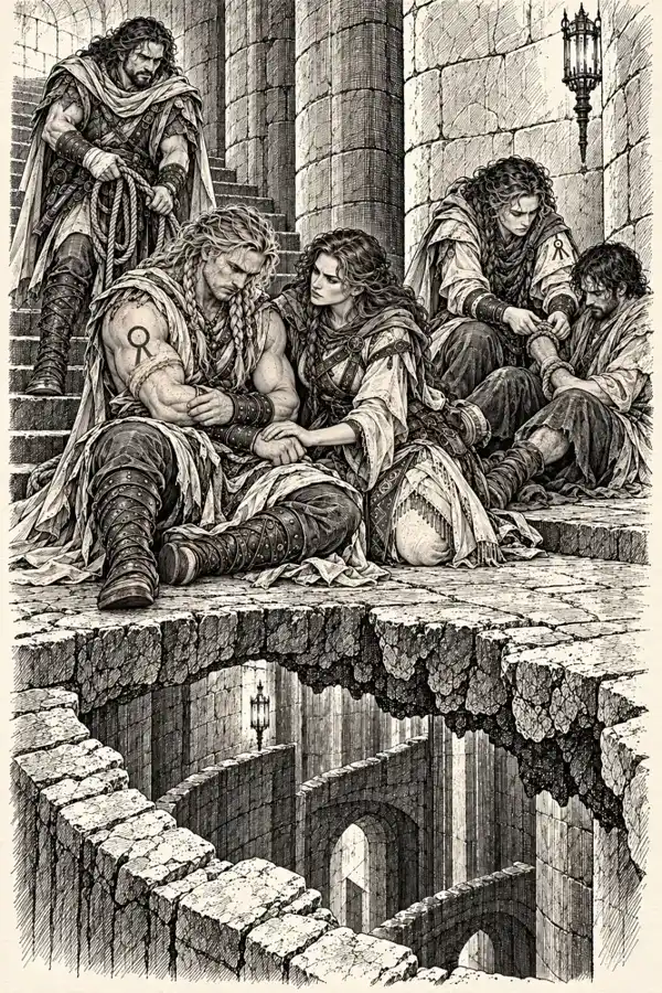 The watch continues — Interior illustration from Keepers.