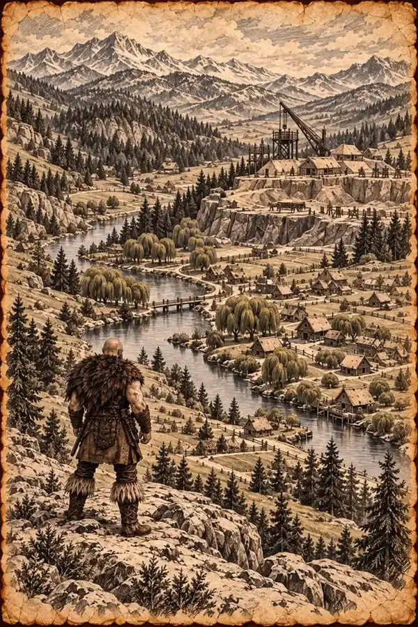A landscape illustration from Teraven