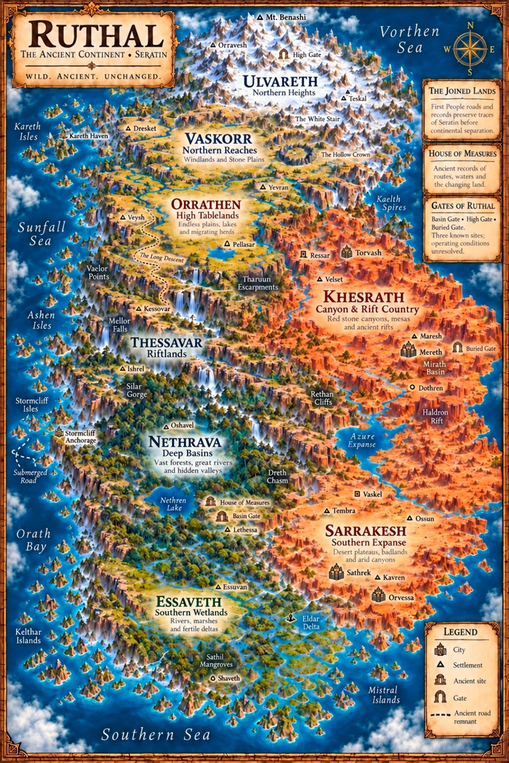 Ruthal map